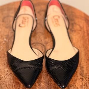 Circus by Sam Edelman Black Pointed Toe Flats